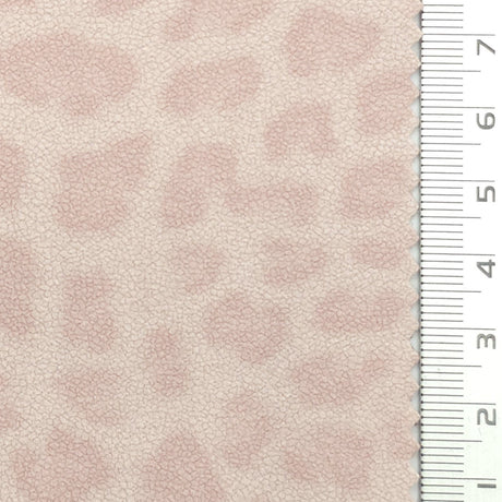 Animal Print Polyester Polyurethane Knit Fabric - FAB1978 - Light Pink
