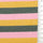 Stripe Rib YarnDyed Spandex Rayon Knit Fabric - FAB1780 - 1.Orange and blue-2.Lavender and brown-3.Yellow and pink 
