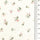 White - Ditsy Floral Pointelle Cotton Knit Fabric - FAB1876