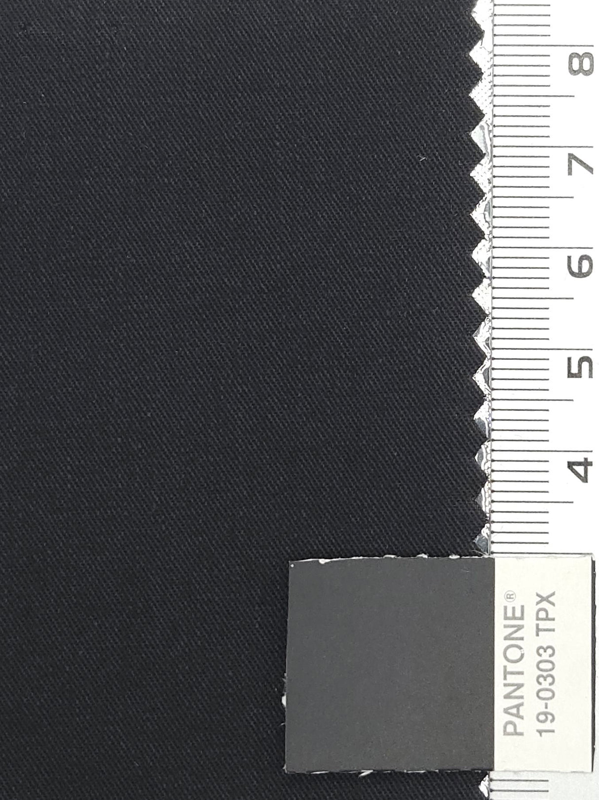 30'S Twill Cotton Woven Fabric | FAB1176 - Black