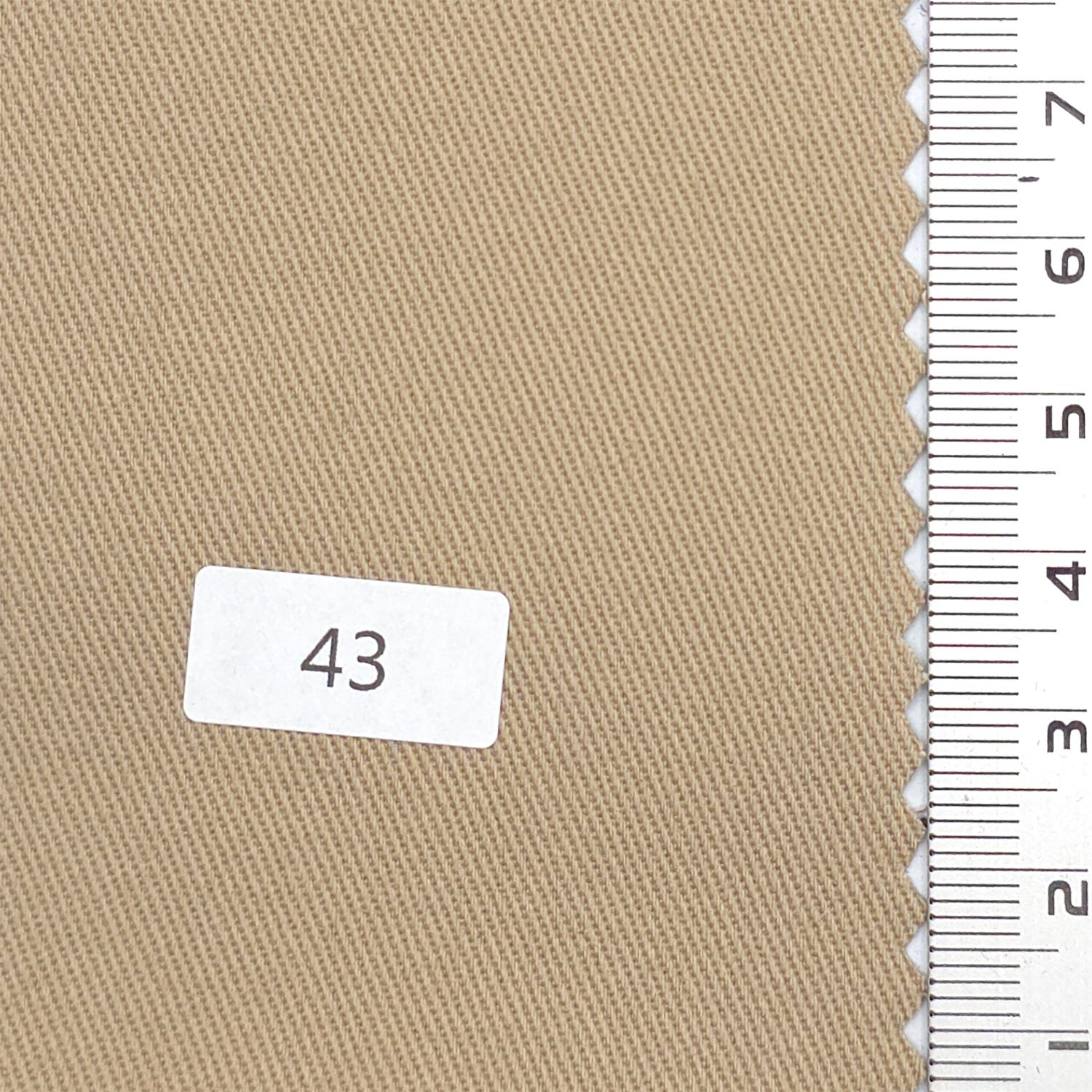 14 Count High Density Solid Twill Cotton Woven Fabric - FAB1816 - Camel