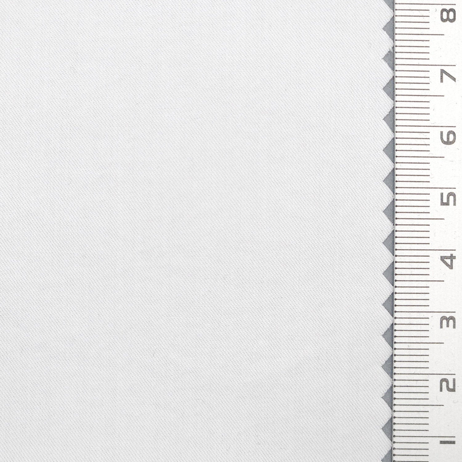 40s Solid Twill Cotton Woven Fabric - FAB1734 - White