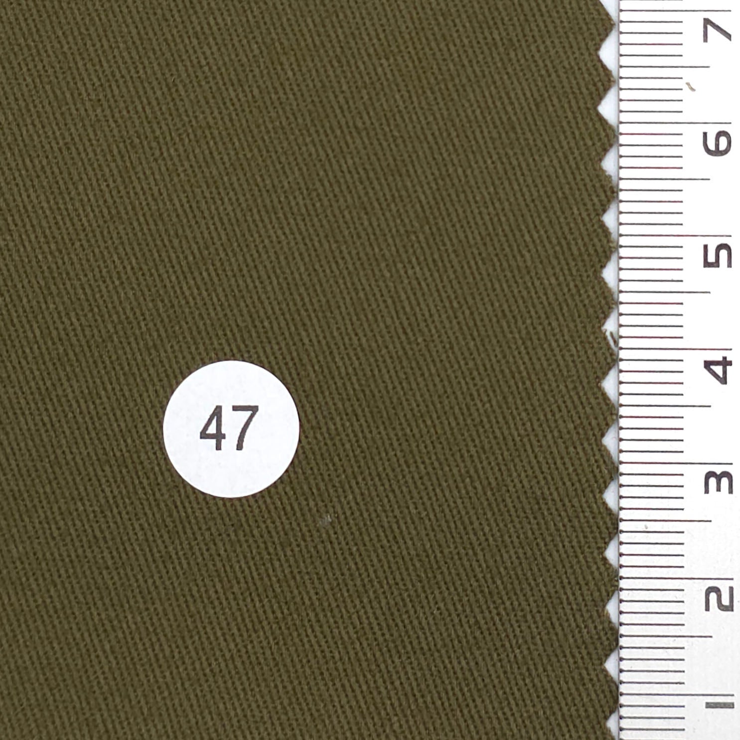 16 Count Solid Twill Cotton Woven Fabric - FAB1817 - Olive