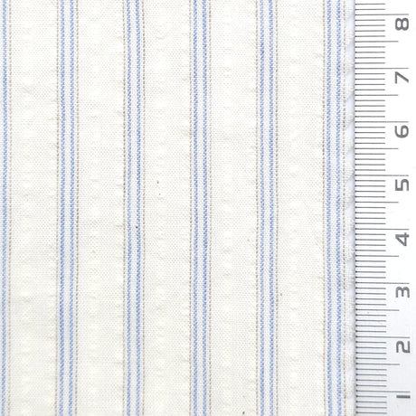 Bengal Stripe 100% Cotton Woven Fabric - FAB1968 - Blue