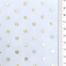 Foil Dot Polyester Knit Fabric - FAB1951 - Sky Blue