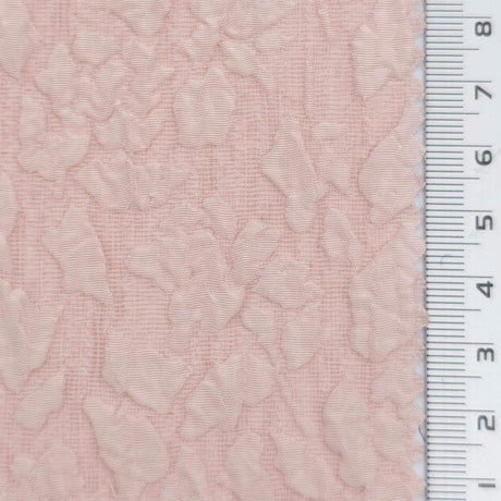 Pink - Jacquard Poly Woven Fabric - FAB1879