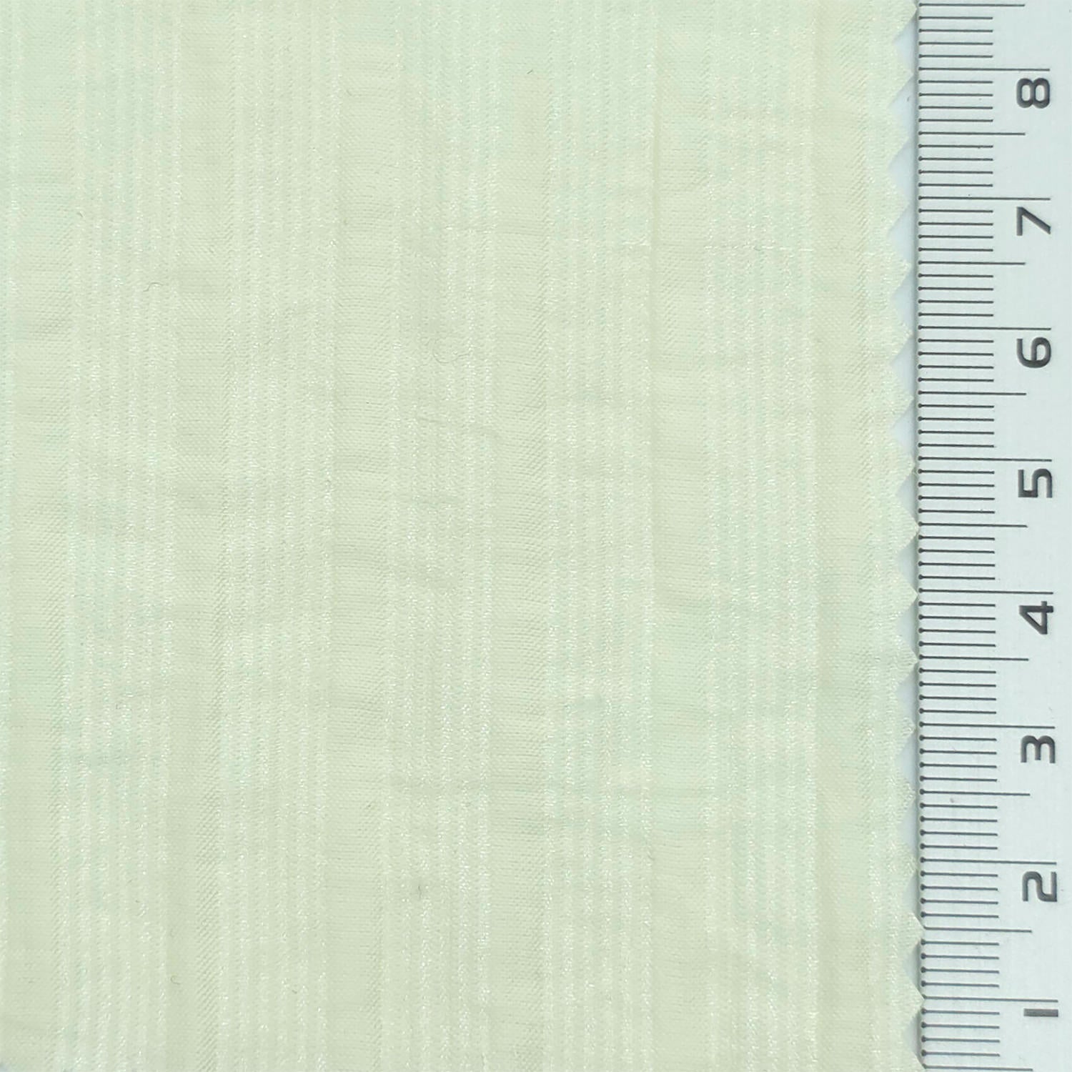 Pale Beige - Jacquard Stripe Lyocell Nylon Woven Fabric - FAB1877