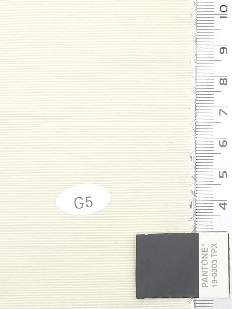 Solid Recycled Nylon Cotton Woven Fabric - FAB1709 - 1.Grey Cloud-2.Coral Reef-3.Dawn Pink-4.Old Lace-5.Vanilla-6.Almond Frost-7.Tealish Blue-8.Charcoal-9.Black 