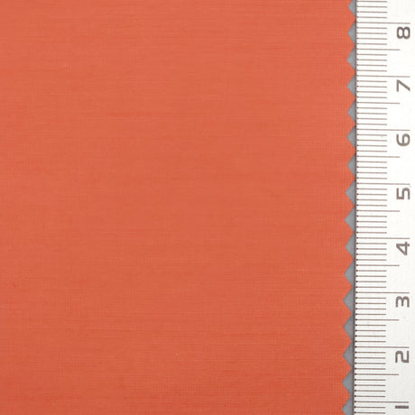 Solid Plain Taffeta Cotton Nylon Woven Fabric - FAB1729 - 1.Light brown-2.Dark olive green-3.Mustard yellow-4.Coral-5.Terracotta-6.Navy blue-7.Tan-8.Forest green-9.Medium brown-10.Light gray 