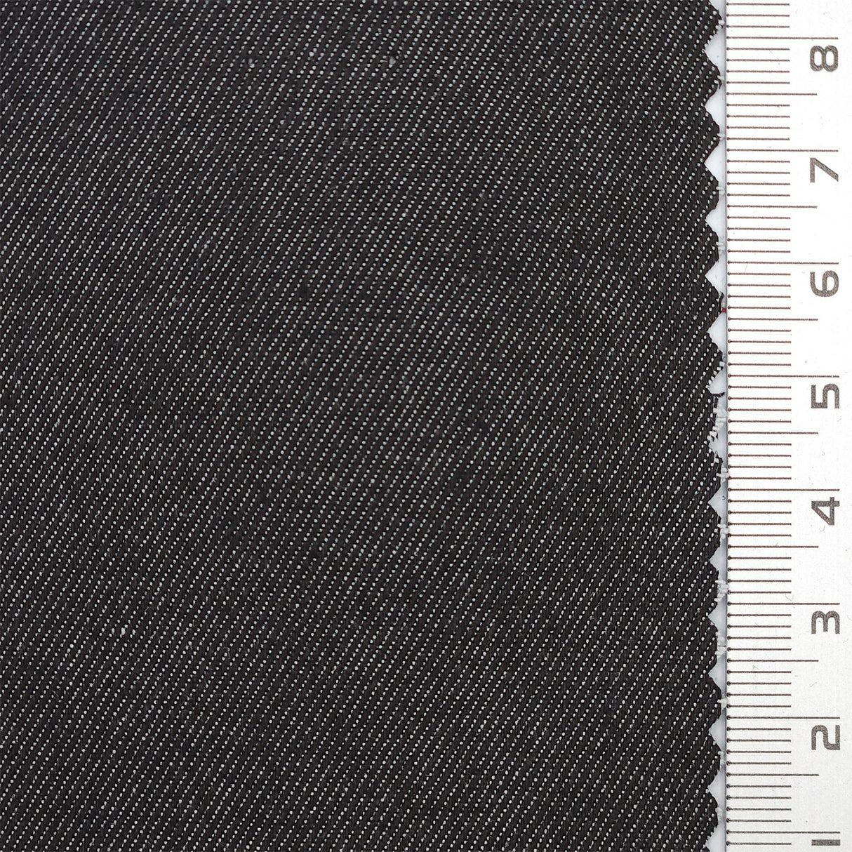 20s Solid Twill Polyester Cotton Woven Fabric - FAB1754 - Black