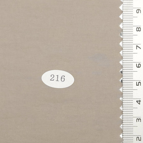 Solid Coated Cotton Nylon Woven Fabric - FAB1703 - 1.Foggy Grey-2.Hampton-3.Pale Silver-4.Nobel-5.Olive Haze-6.Muesli-7.Tabocco Brown-8.Brown-9.Tuna-10.Venus 