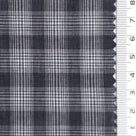 1: Dark Navy Blue-2: Steel Blue-3: White-4: Charcoal Grey-Swatch - Very Light Plaid Cotton Voile Woven Fabric - FAB 1937