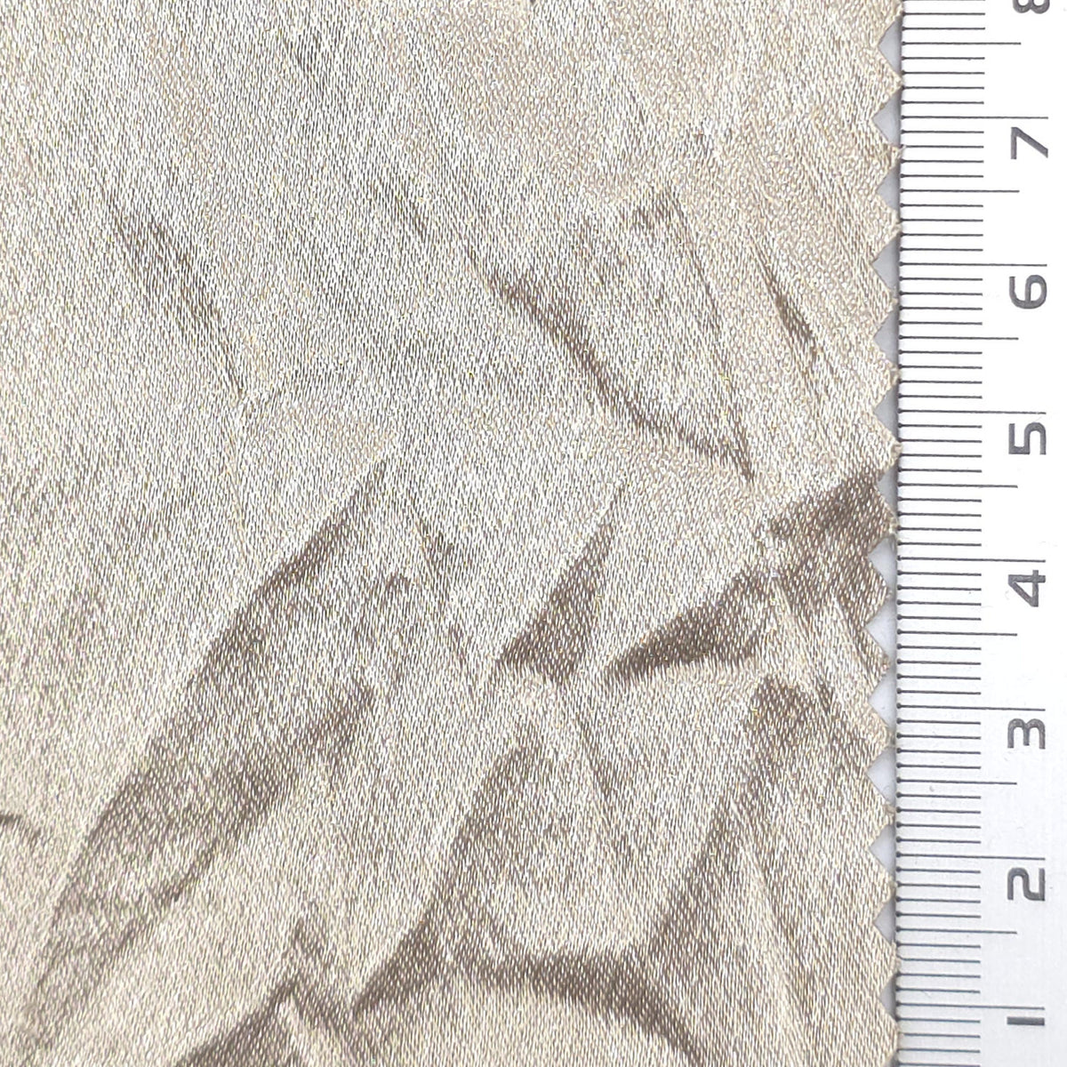 Crinkled Polyester Woven Fabric - FAB1970 - Beige
