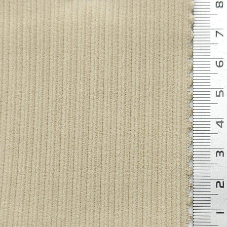 11Wale Solid Corduroy Cotton Woven Fabric - FAB1655 - 1.Petite Orchid-2.Oyster Pink-3.Milk White-4.Sour Dough-5.Pale Taupe-6.Shingle Fawn-7.Dark Tan-8.Cigar-9.Japonica-10.Sand Dune 