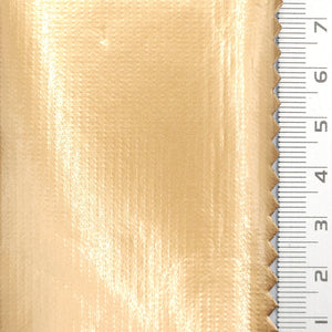 Enamel Solid Shiny Polyurethane Polyester Woven Fabric - FAB1765 - Gold