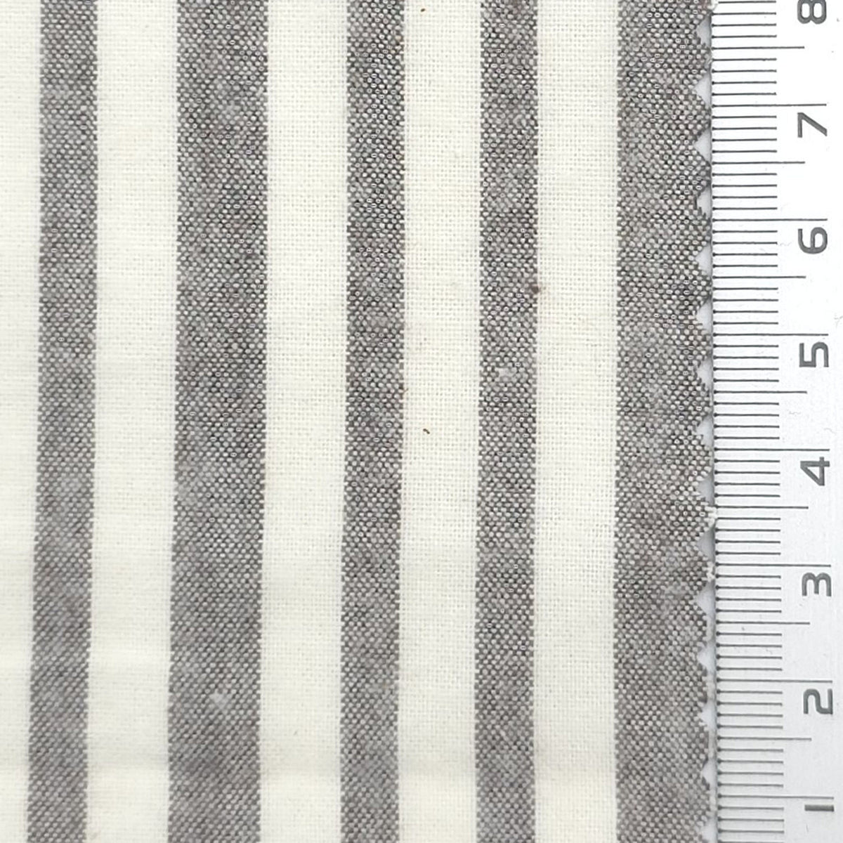Bengal Stripe 100% Cotton Woven Fabric - FAB1967 - Gray