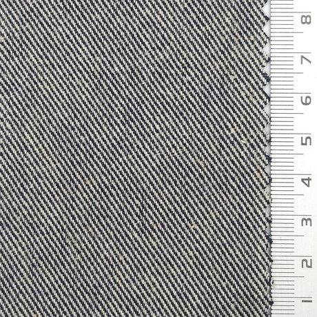 11 Count Solid Twill Cotton Linen Woven Fabric - FAB1784 - 1.Light beige-2.Light blue-3.Steel blue-4.Medium gray-5.Black 