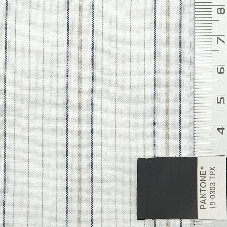 Shadow Stripe YarnDyed Cotton Woven Fabric - FAB 1743 - 4.Multi