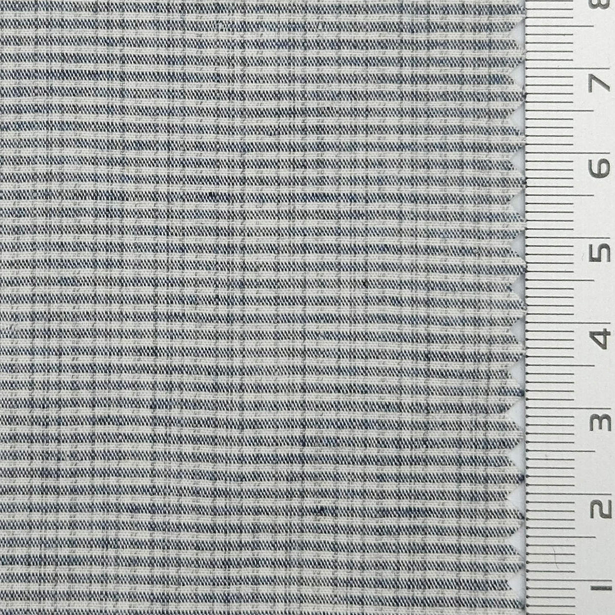 Subtle Grid Check Plain Cotton Woven Fabric - FAB1795 - Charcoal Gray