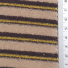 Stripe Cotton Polyester Knit Fabric - FAB1957 - Beige