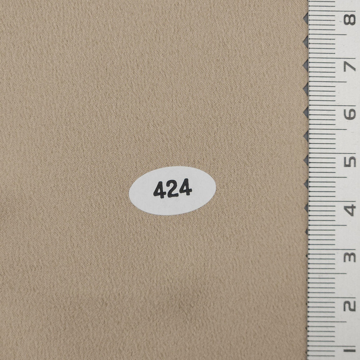 Solid Crepe Charmeuse Satin Polyester Woven Fabric - FAB1739 - Light Brown