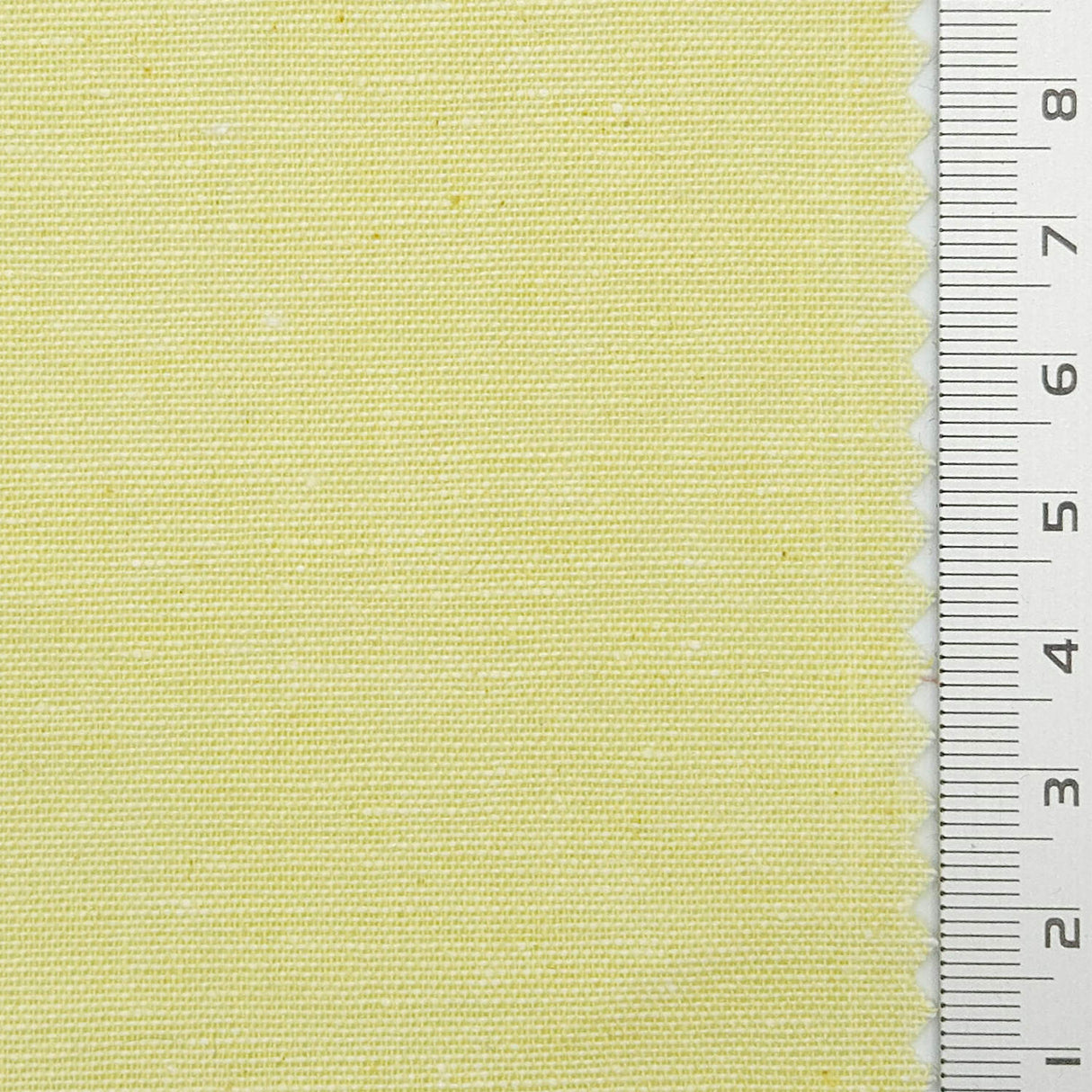 Solid Oxford Cotton Linen Polyester Woven Fabric - FAB1790 - Soft yellow/chartreuse