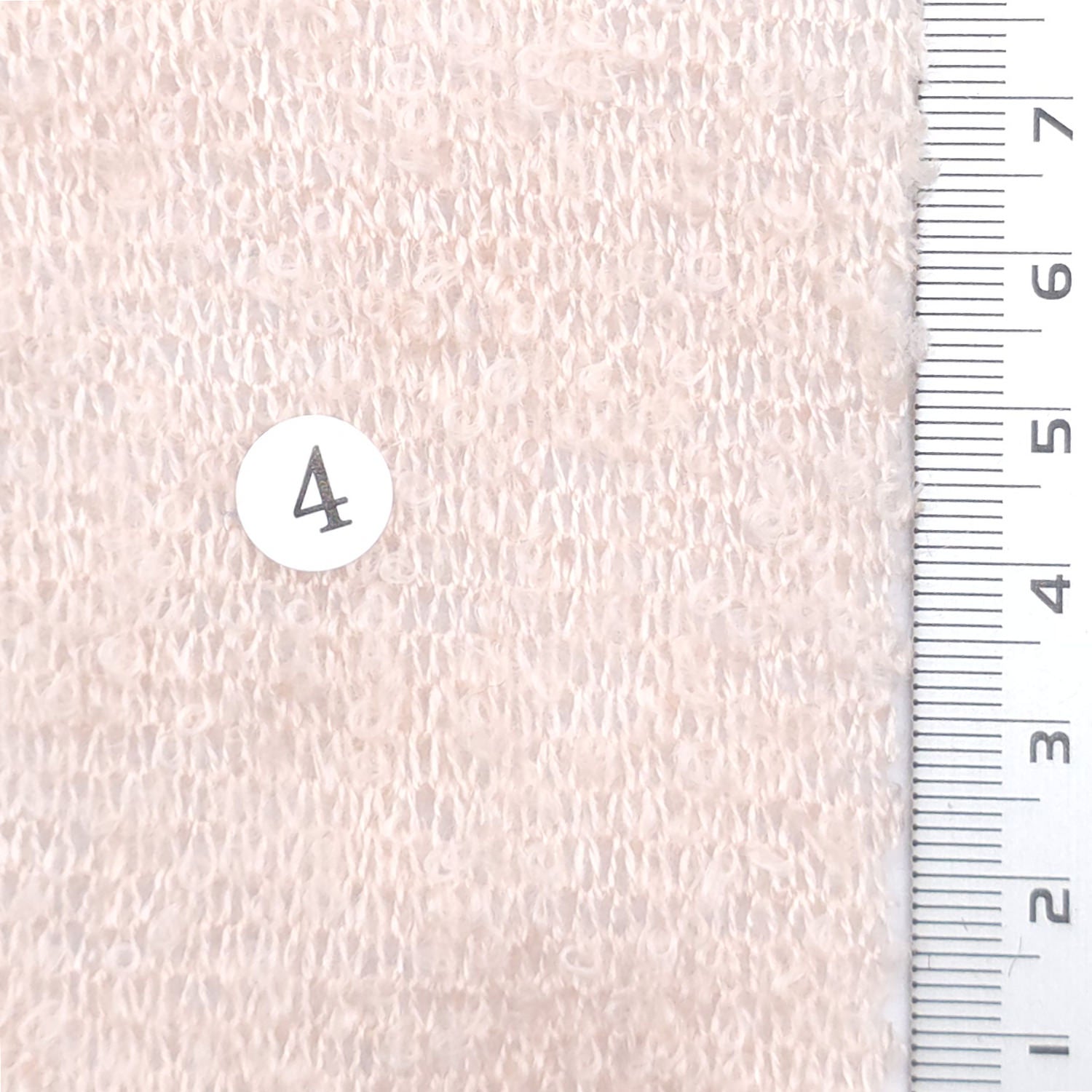 Boucle Acrylic Nylon Wool Knit Fabric - FAB1974 - Light Pink