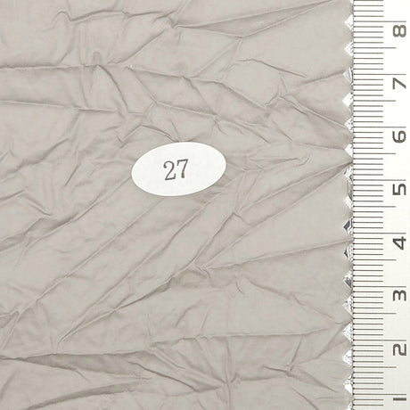 Solid Plain Wrinkle Recycled Nylon Woven Fabric - FAB1706 - 1.Sorrell Brown-2.Coral Leaf-3.Moon Mist-4.Spring Rain-5.N/A-6.N/A-7.Black 
