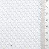 White Mesh Poly Cotton Knit Fabric - FAB1850