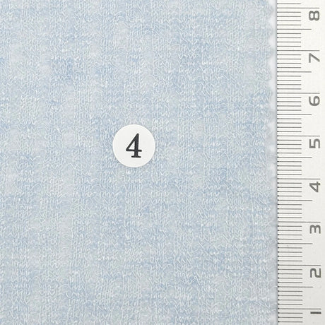 Solid Rib Polyester Spandex Knit Fabric - FAB1767 - 1.Lavender-2.Pale lemon-3.Salmon pink-4.Baby blue-5.Steel blue-6.Ivory-7.N/A-8.Sage gray-9.Celadon-10.Taupe 