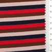 Stripe Rib YarnDyed Rayon Spandex Knit Fabric - FAB1779 - 1.Red-2.Light blue-3.Yellow-4.Black 