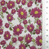 Floral Jacquard YarnDyed Polyester Woven Fabric - FAB1622 - 1.Pink-2.Red-3.Mint-4.Garnet-5.Navy 