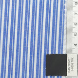 Block Stripe YarnDyed Cotton Woven Fabric - FAB1742 - 1.Cream-2.Light Pink-3.Light Blue-4.Medium Blue-5.Black 