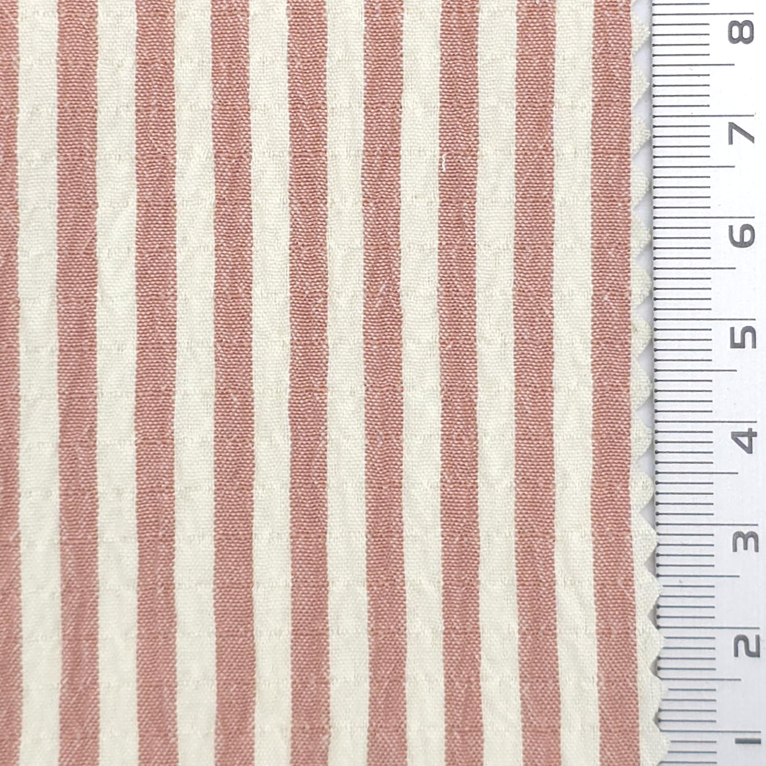 Stripe Polyester Rayon Woven Fabric - FAB1961 - Dusty Rose