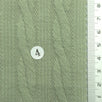 Sage Green - Cable Jacquard Poly Span Knit Fabric - FAB1857