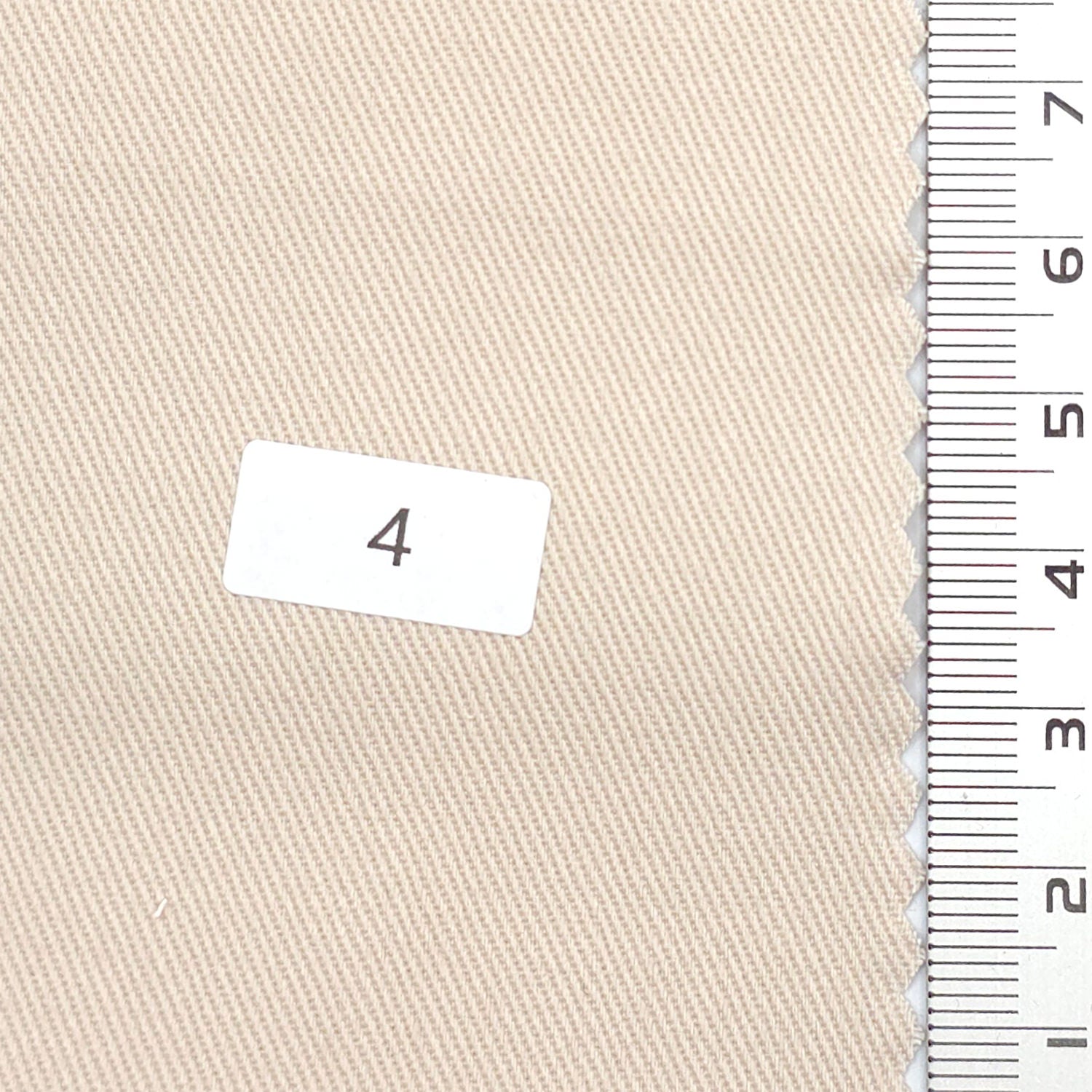 1.Beige-2.White-3.Ivory-4.Nude Pink-5.Nude Yellow - 14 Count High Density Solid Twill Cotton Woven Fabric - FAB 1816