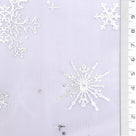 Snowflake Polyester Knit Fabric - FAB1952 - Lavendor