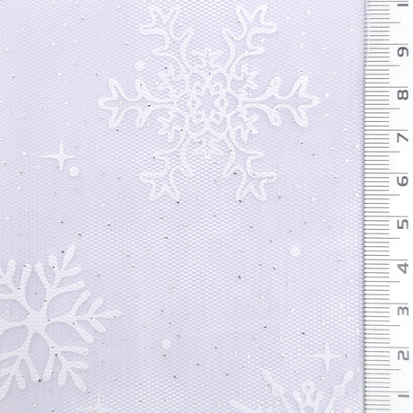 Snowflake Galaxy Polyester Knit Fabric - FAB1950 - Lavendor
