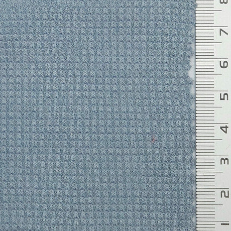 Solid Waffle Spandex Rayon Polyester Knit Fabric - FAB1809 - 1.Dusty pink-2.White-3.Gray Pink-4.Gray Blue-5.Beige-6.Lilac-7.Red-8.Green-9.Yellow-10.Purple 