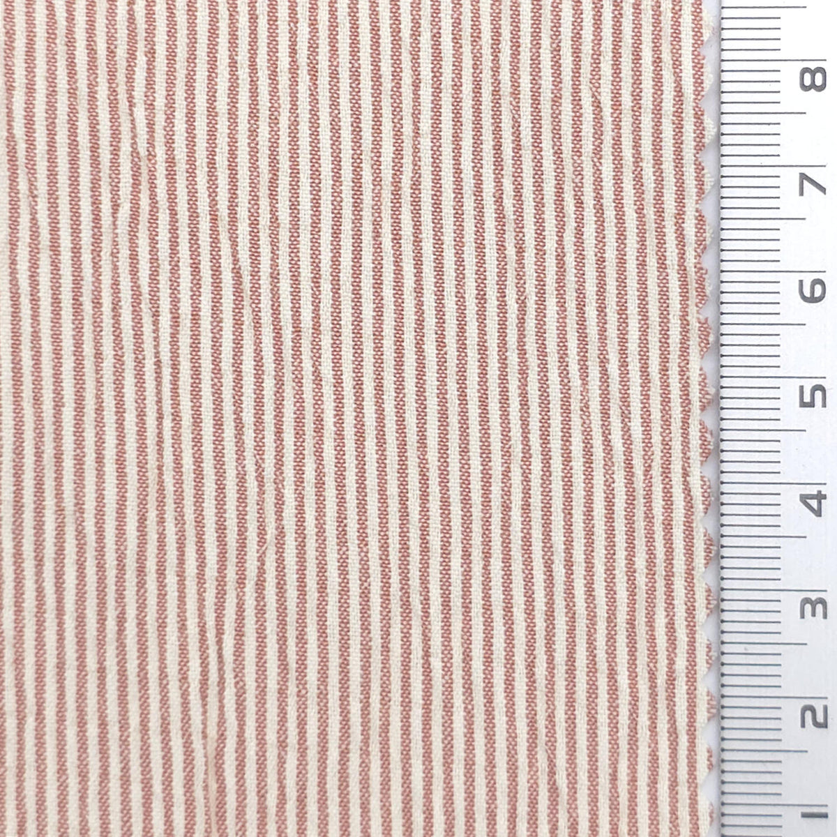 Pinstripe Polyester Rayon Woven Fabric - FAB1962 - Dusty Rose