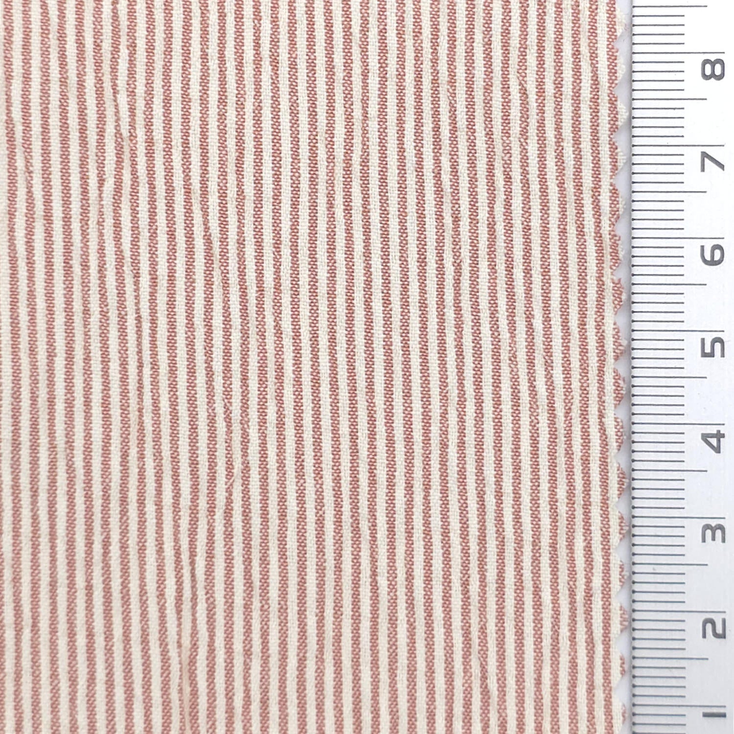 Pinstripe Polyester Rayon Woven Fabric - FAB1962 - Dusty Rose