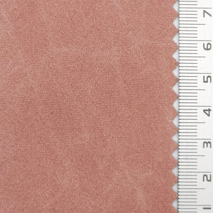 Solid Crack Suede Polyurethane Polyester Knit Fabric - FAB1764 - Pink