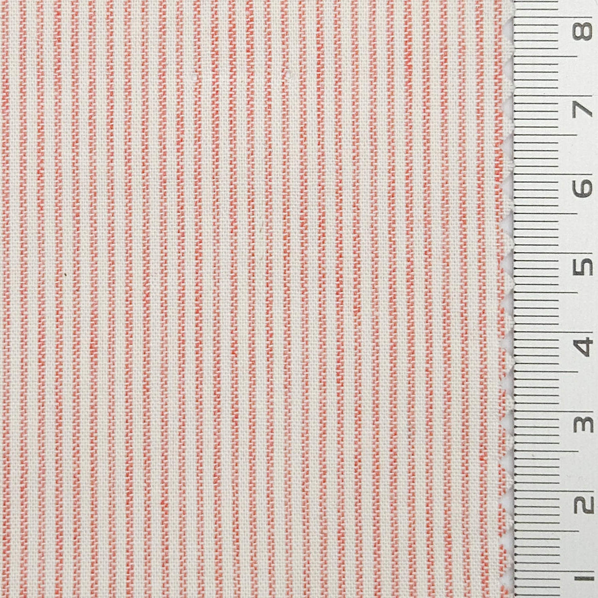 Pin Stripe Plain Cotton Woven Fabric - FAB1796 - Light Pink