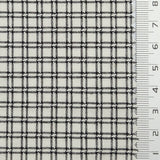 Monochrome Check YarnDyed Cotton Woven Fabric - FAB1800 - 1.Light Beige Plaid-2.Red-Brown Plaid-3.Light Blue Plaid-4.Charcoal Plaid-5.Black Plaid 