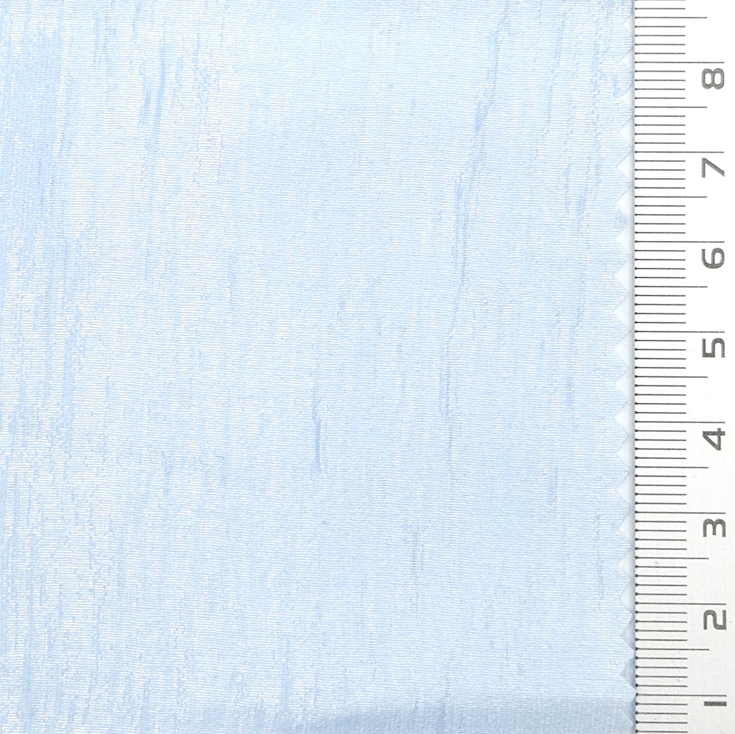 Solid Pleated Satin Acetate Polyester Tencel Woven Fabric - FAB 1792 - 4.Light sky blue