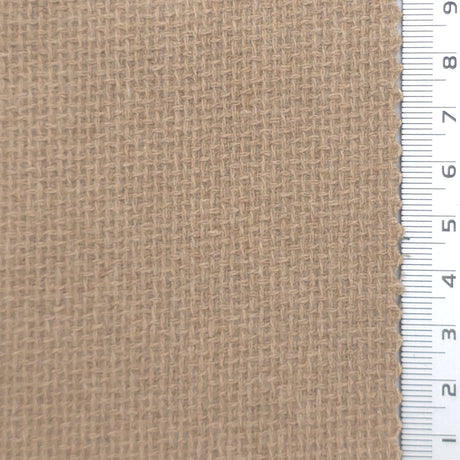 Tweed Wool Polyester Woven Fabric - FAB1965 - Tan