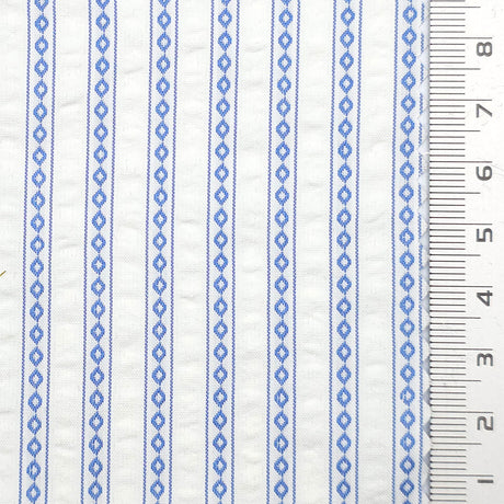 Stripe Jacquard Cotton Polyester Woven Fabric - FAB1820 - 1.Pink-2.Silver-3.Beige-4.Blue-5.Green-6.Royal Blue-7.Gold-8.Brown-9.Navy-10.Black 