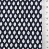 Navy Structured Mesh Poly Knit Fabric - FAB1847