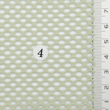Net Solid Mesh Spandex Polyester Knit Fabric - FAB1803 - 1.Purple gray-2.Beige-3.Light pink gray-4.Light mint green-5.Light sky blue-6.White-7.Black 