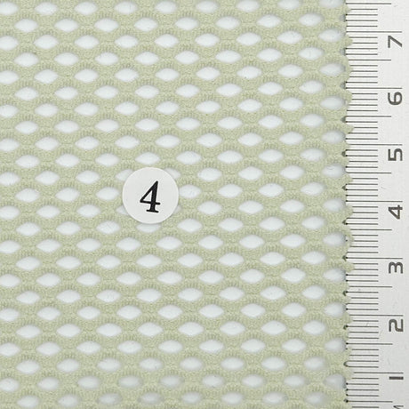Net Solid Mesh Spandex Polyester Knit Fabric - FAB1803 - 1.Purple gray-2.Beige-3.Light pink gray-4.Light mint green-5.Light sky blue-6.White-7.Black 